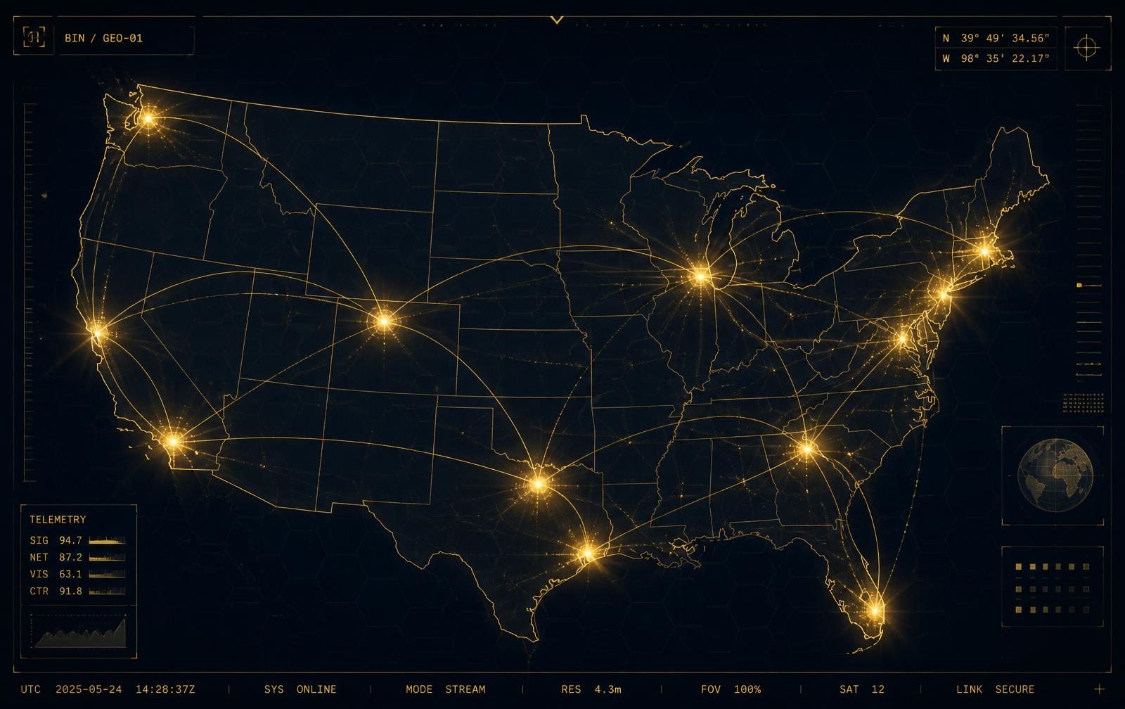 United States decision-maker intelligence map